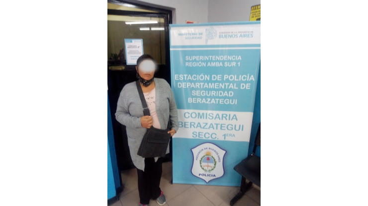 La mujer de un detenido llevó marihuana a la comisaría